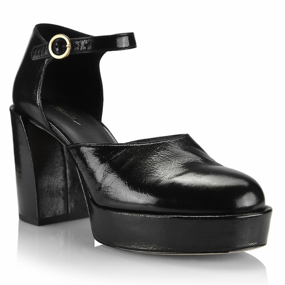 3.1 PHILLIP LIM Naomi Leather Platform Pumps - Picture 1 of 12